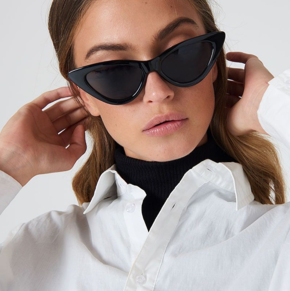 Black Cat Eye Sunglasses